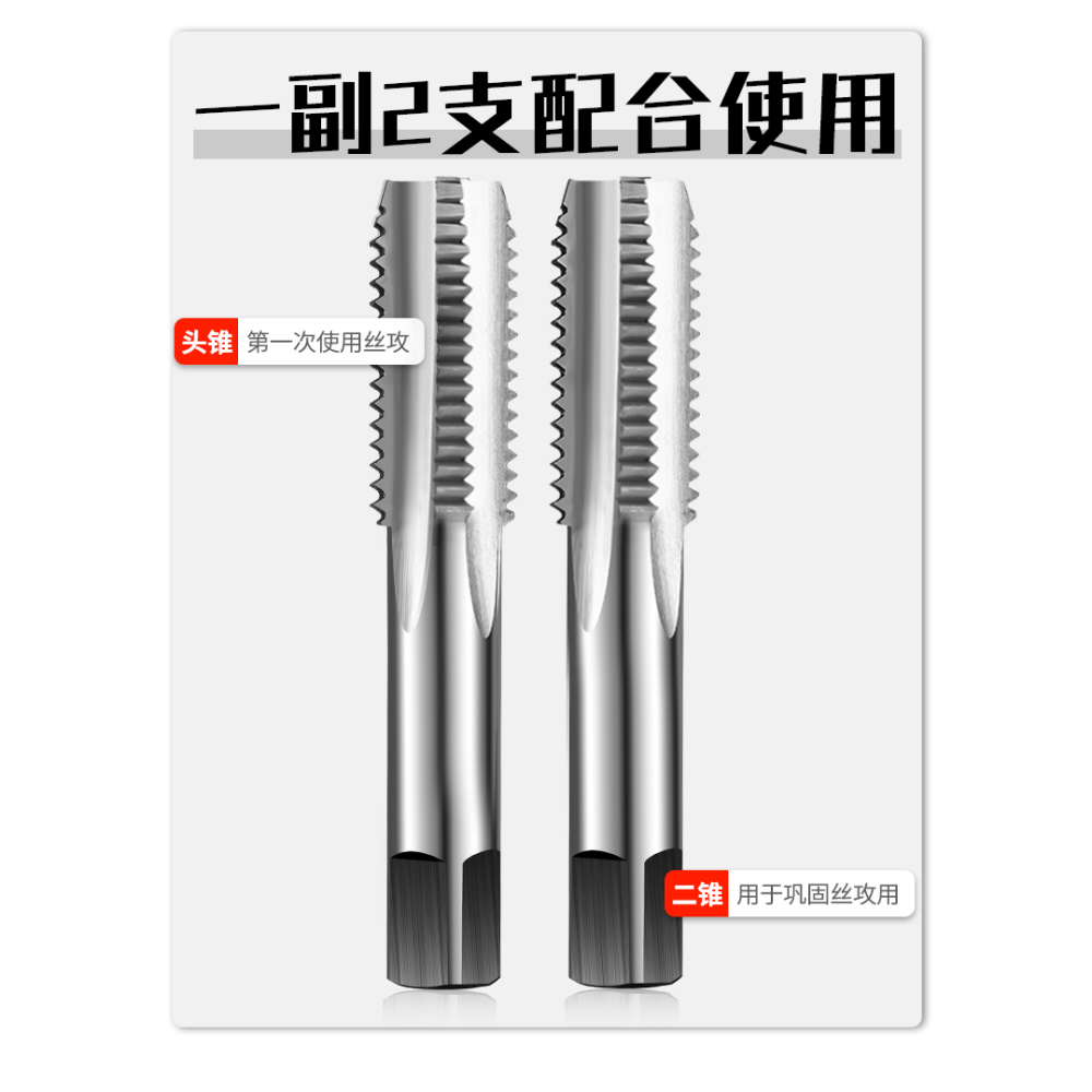 手動絲錐攻絲器手用開螺紋牙工具絲錐開絲鉆頭攻絲螺紋牙開牙神器-細節圖8