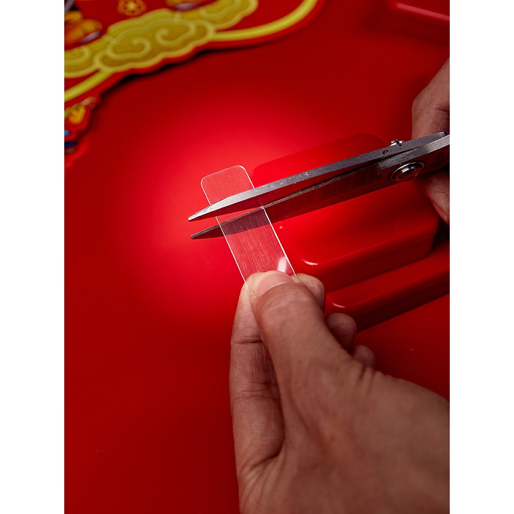 雙面貼春聯粘對聯專用易撕無痕膠帶無殘留固定年畫雙面婚房婚車膠-細節圖2