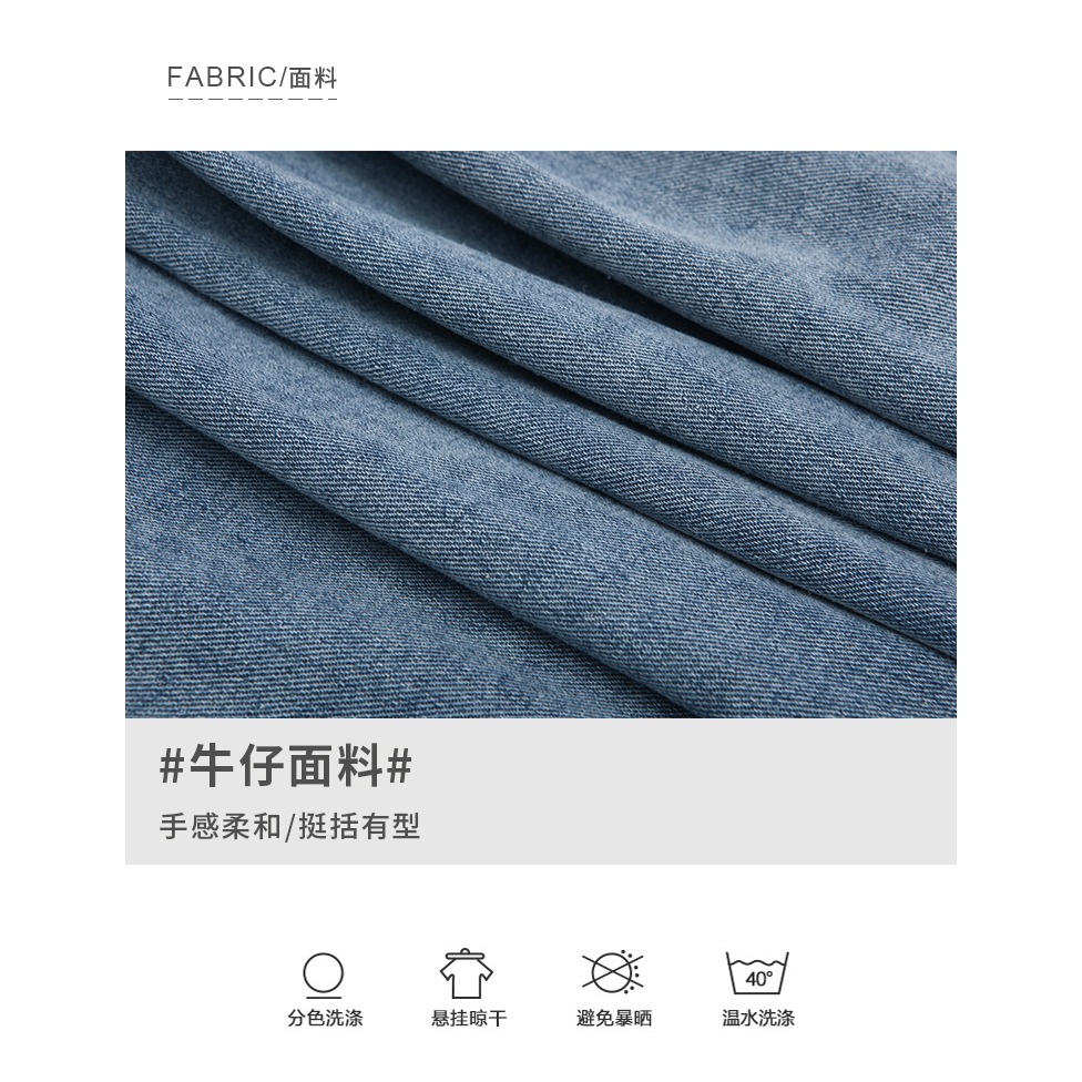 工裝牛仔馬甲女無袖背心坎肩春夏新款韓版寬松百搭馬夾外套潮-細節圖9