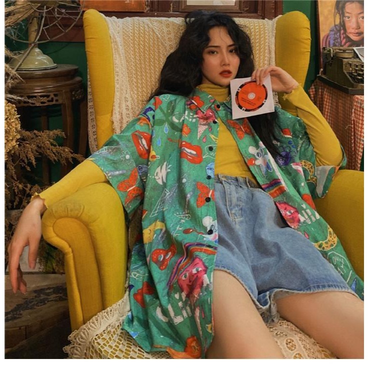 夏季韓版ins復古淺色褲子寬松直筒褲五分褲百搭顯瘦牛仔短褲男女-細節圖9