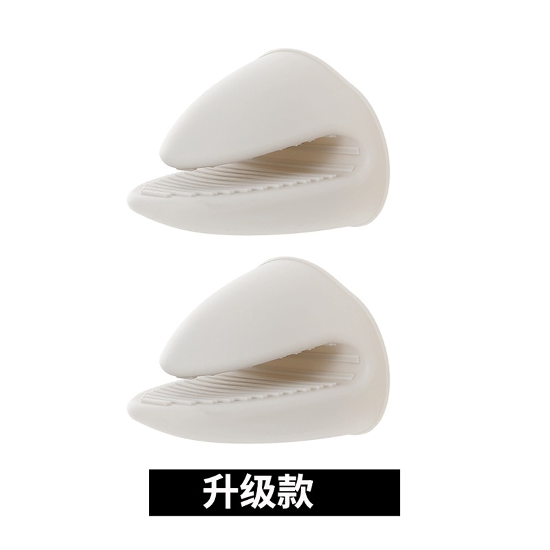 隔熱手套加厚微波爐烤箱防滑廚房烘培耐高溫防燙硅膠套2只裝-細節圖6