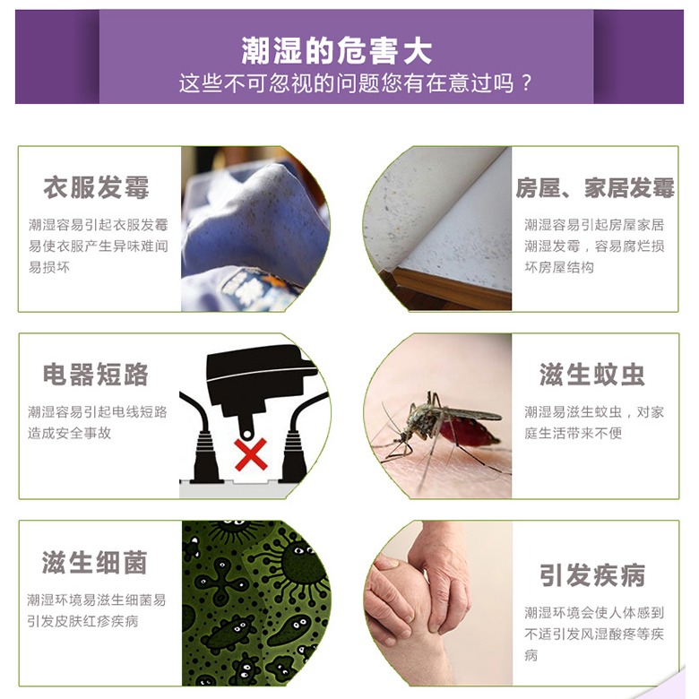 衣櫃可掛式除濕袋衣櫃防黴乾燥劑防潮劑室內芳香抽吸濕盒器-細節圖9
