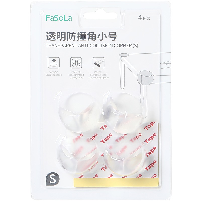 桌角防撞護角硅膠透明兒童防磕碰桌腳保護套傢俱櫃子包邊桌邊-細節圖6