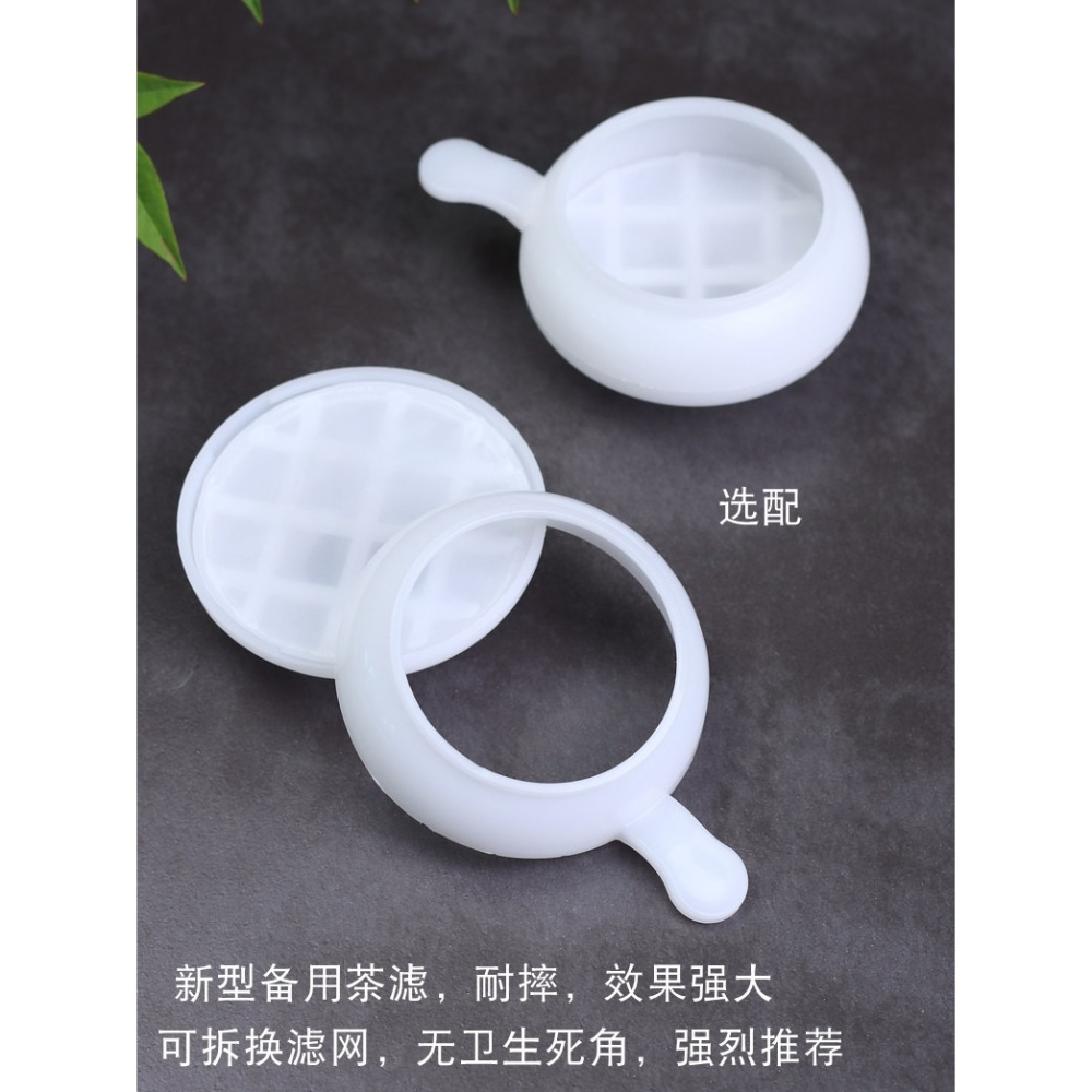 茶濾替換網茶漏食品級網茶隔無孔茶濾器茶高目數濾網功夫茶具硅膠-細節圖4