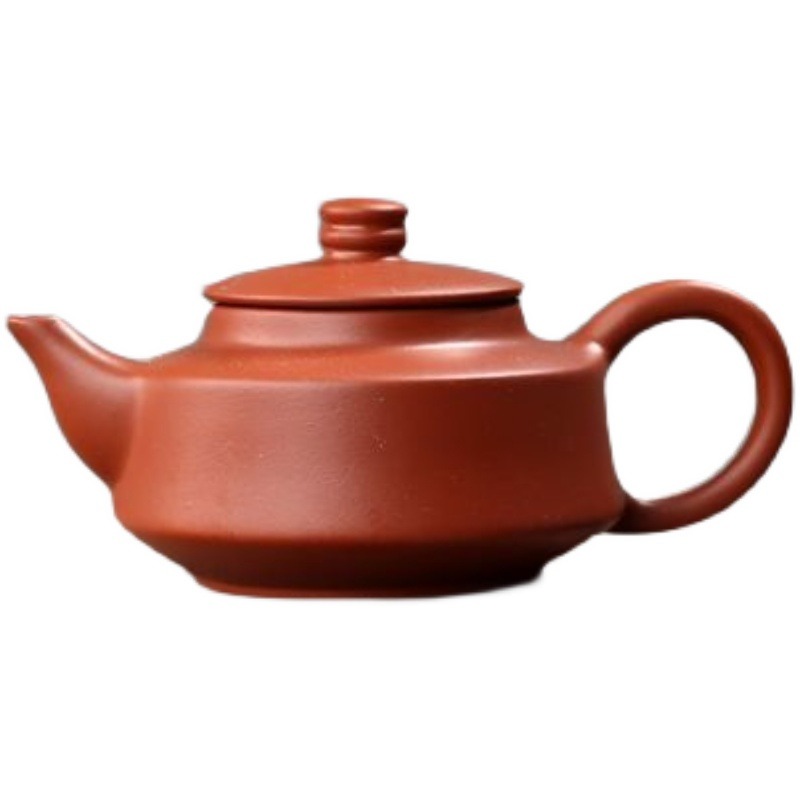 宜興全手工朱泥紫砂壺西施壺石瓢過濾小泡茶壺陶瓷功夫茶具仿古壺-細節圖4