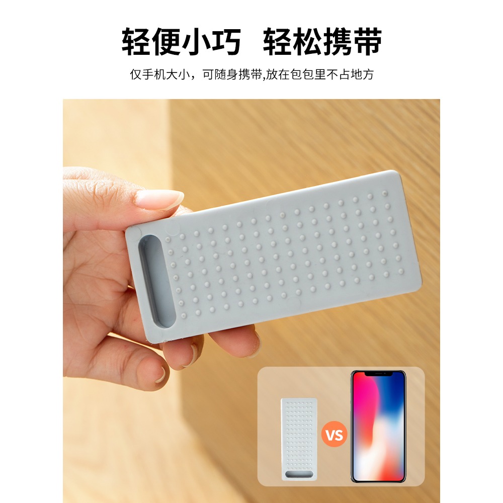門塞擋門防撞頂門安全家用阻門器門吸卡門防風固定門擋門楔子-細節圖5