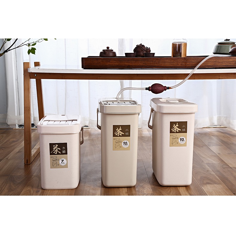 茶渣桶茶水桶功夫茶具茶道配件廢水桶小號家用茶桶垃圾桶排水桶-細節圖7