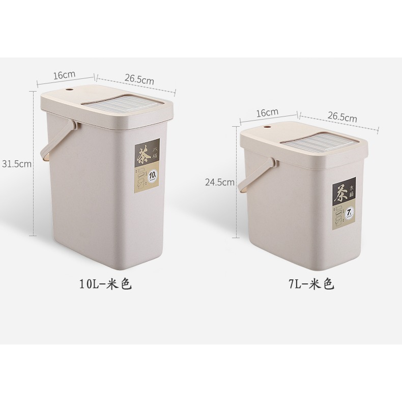 茶渣桶茶水桶功夫茶具茶道配件廢水桶小號家用茶桶垃圾桶排水桶-細節圖8