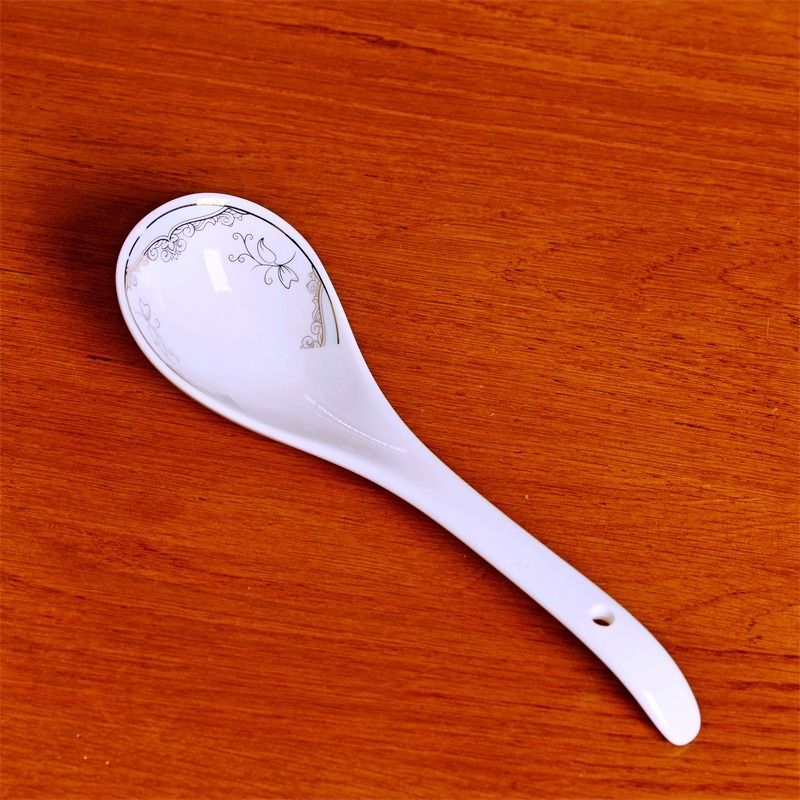 景德鎮湯勺陶瓷家用大勺子大湯勺長柄勺大號粥勺稀飯勺火鍋勺-細節圖4