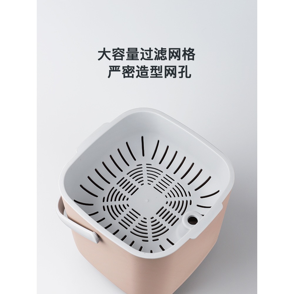 茶渣桶茶水桶帶過濾排水桶廢水桶家用茶臺垃圾桶功夫茶具配件茶道-細節圖3