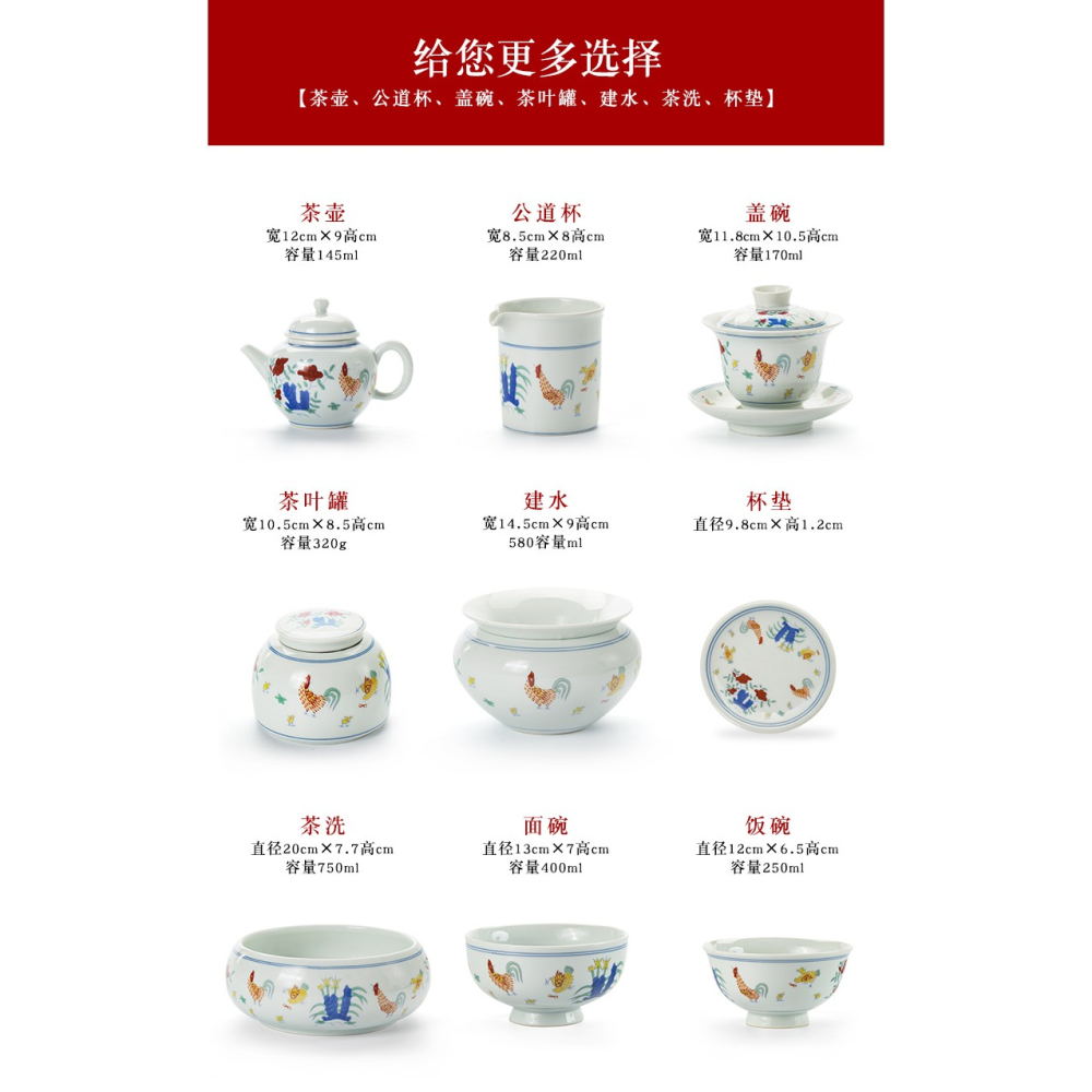 2.8億大明成化鬥彩雞缸杯景德鎮手工仿古玩功夫茶具手繪主人單杯-細節圖8