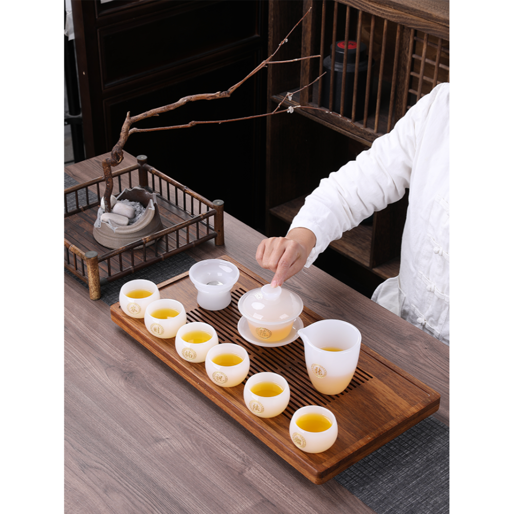茶杯個人專用姓氏主人杯功夫茶單杯茶琉璃杯女茶具定製刻字私人盞-細節圖4