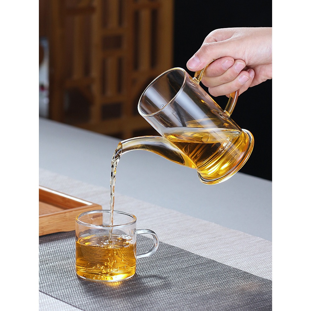 斌能達加厚玻璃泡茶壺過濾沖茶器紅茶泡綠茶辦公室功夫茶具小號-細節圖4