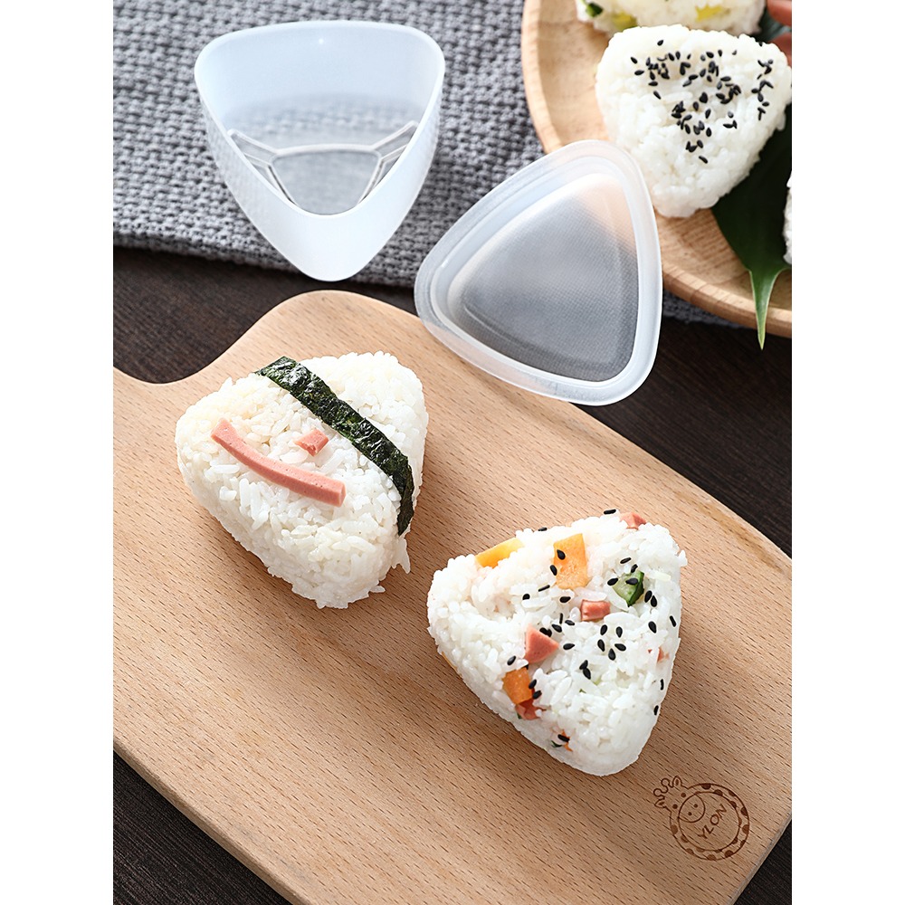 三角飯團模具寶寶喫飯神器創意兒童早餐壽司米飯造型便當工具-細節圖5