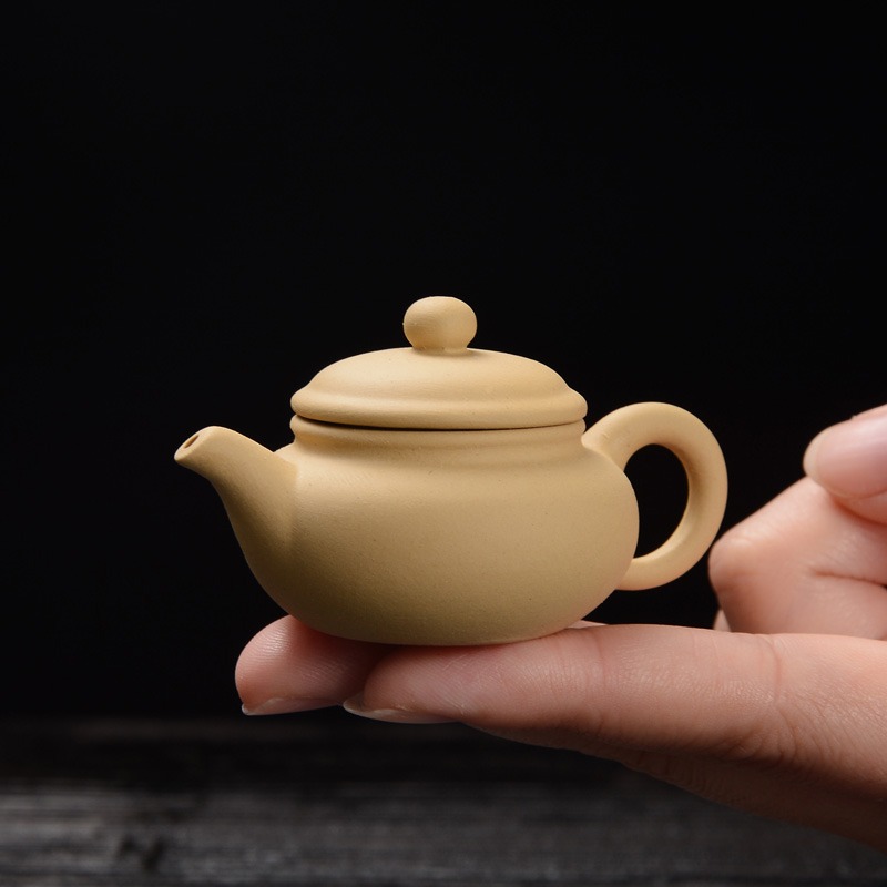 茶寵擺件精品可養迷你紫砂壺小號袖珍指尖壺茶玩茶具茶桌功夫茶具-細節圖7