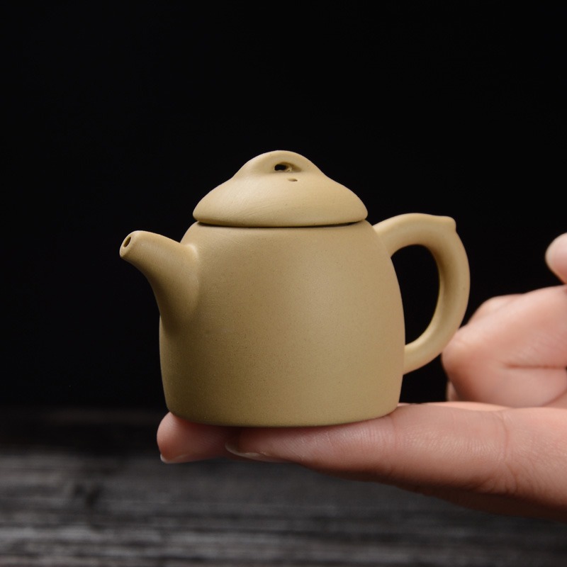 茶寵擺件精品可養迷你紫砂壺小號袖珍指尖壺茶玩茶具茶桌功夫茶具-細節圖8