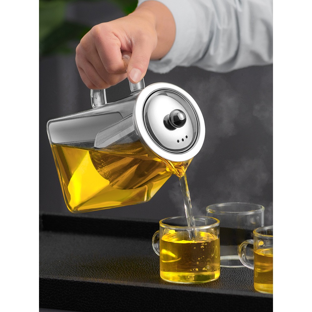 天喜玻璃茶壺茶具套裝家用電陶爐燒水壺耐高溫加厚泡茶壺小煮茶壺-細節圖3