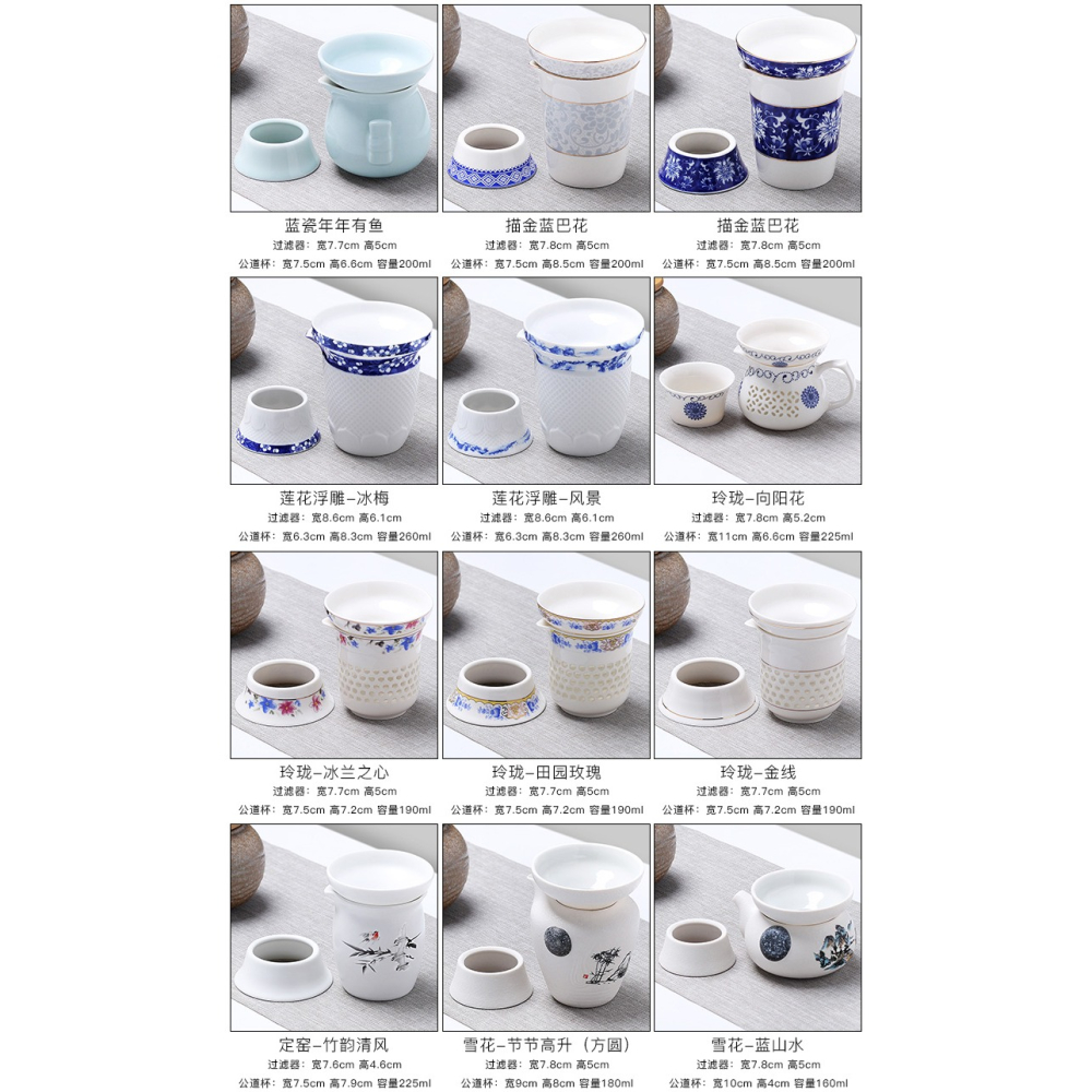 豹霖茶漏託泡茶濾茶葉過濾網分離器茶隔陶瓷功夫茶具配件茶杯茶水-細節圖8
