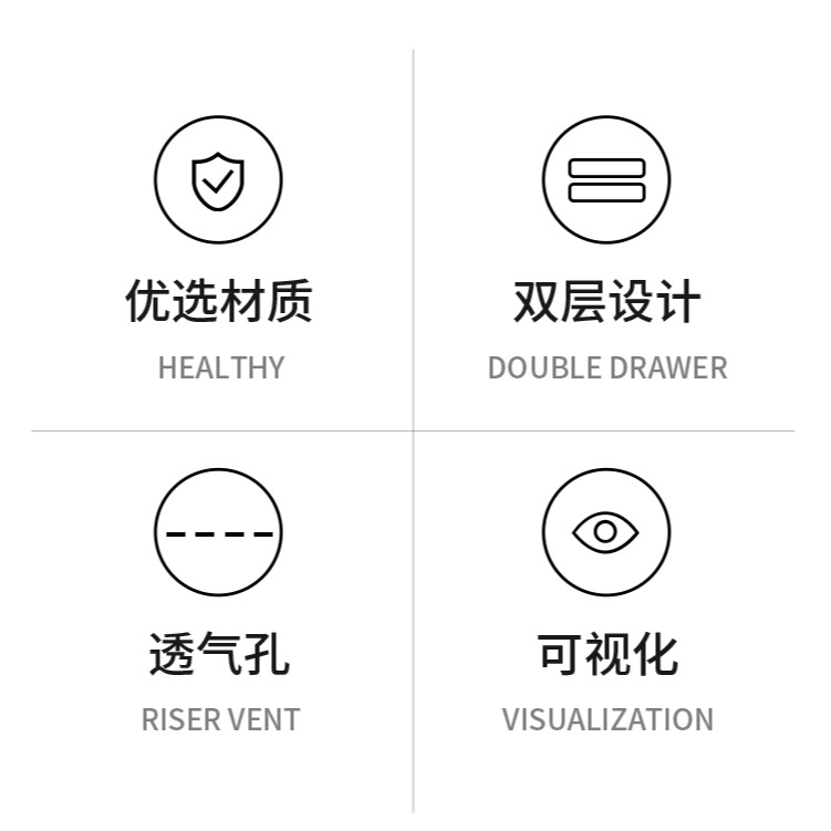 雞蛋盒抽屜式保鮮收納盒冰箱用放雞蛋的盒子防摔廚房蛋盒架託-細節圖9