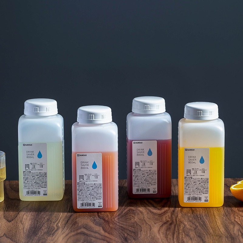 進口液體儲存瓶果汁飲料儲存容器冰箱涼冷水壺牛奶分裝密封罐-細節圖2