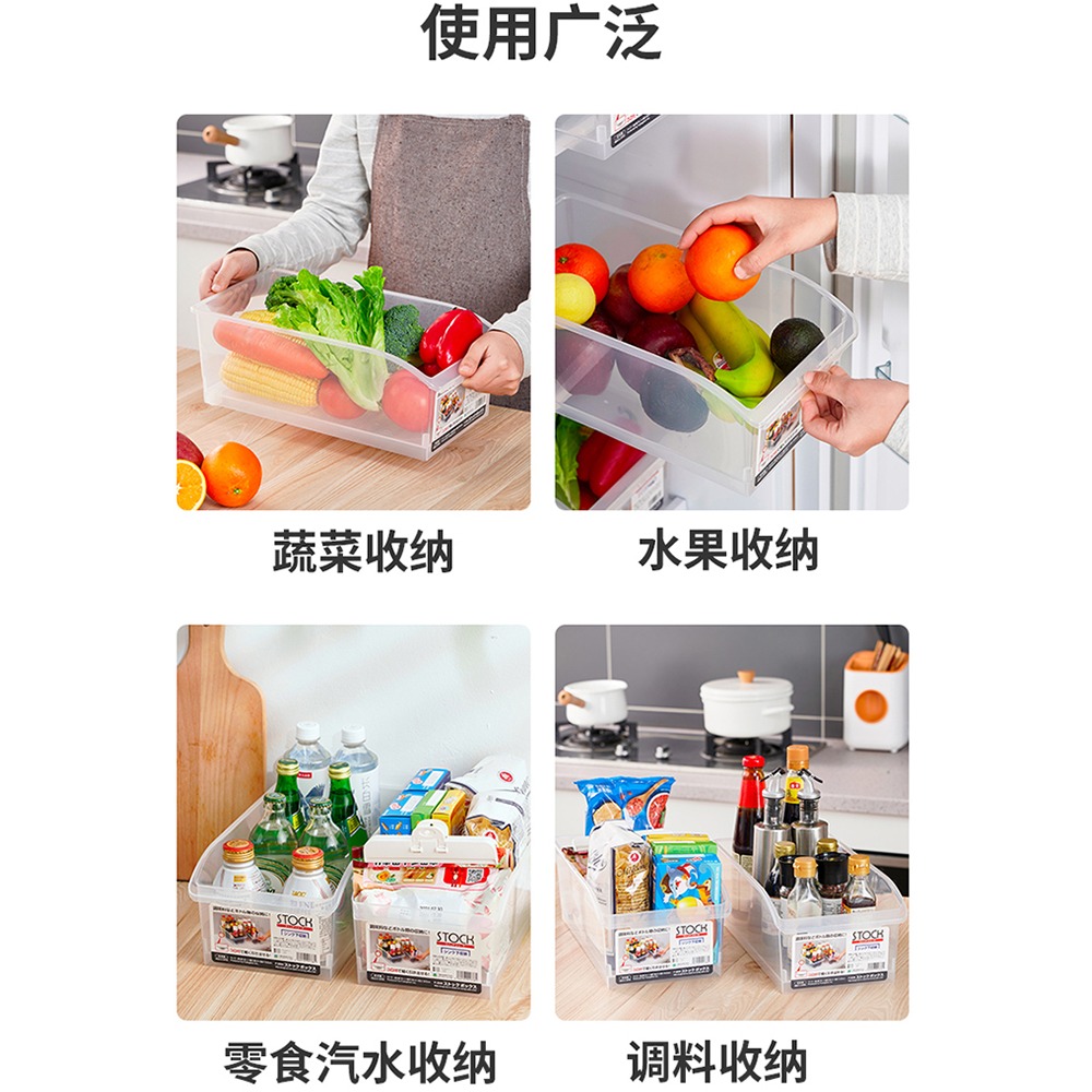 進口帶輪調料瓶收納盒櫥櫃塑料冰箱桌面整理盒零食雜物收納筐-細節圖5