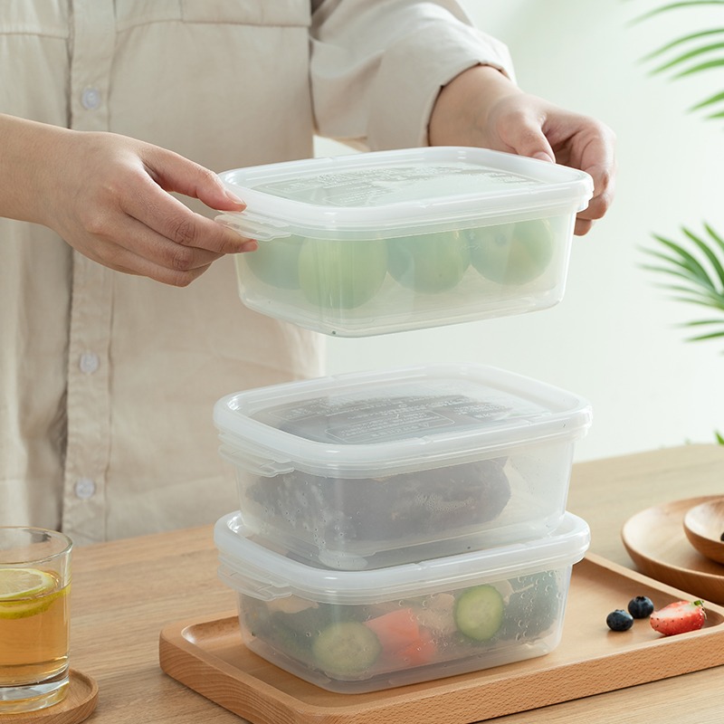 進口雙層飯盒便當盒可微波爐加熱帶餐具上班族學生便攜午餐盒-細節圖4