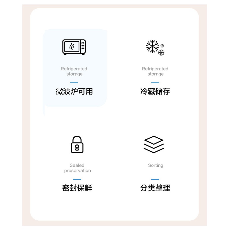 進口雙層飯盒便當盒可微波爐加熱帶餐具上班族學生便攜午餐盒-細節圖9