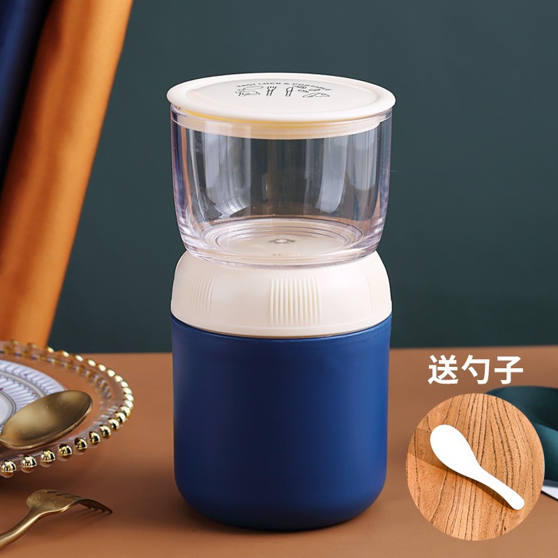 304不銹鋼便攜粥杯上班族早餐帶粥小型保溫飯盒密封帶蓋湯壺-細節圖7