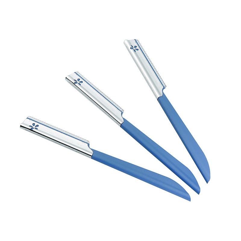 進口修眉刀不銹鋼刮眉刀化妝小工具專業修眉刀片畫眉神器-細節圖5