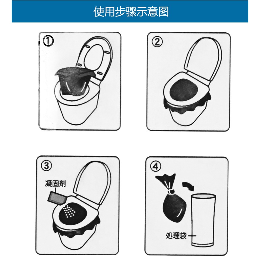 廁所緊急處理袋簡易廁所污物袋通用便攜旅行尿袋車載嘔吐袋-細節圖10