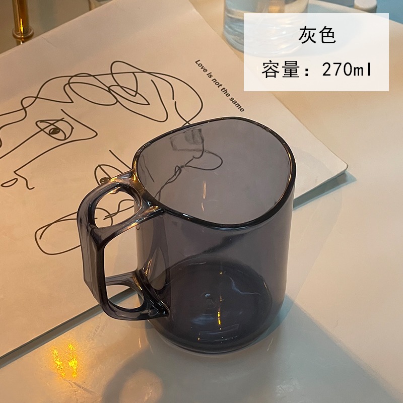 家用漱口杯女宿舍牙具杯子透明塑料牙缸ins風刷牙杯男情侶洗漱杯-細節圖7