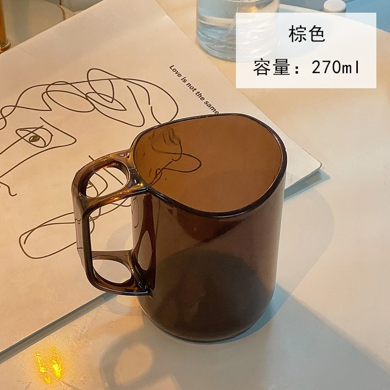 家用漱口杯女宿舍牙具杯子透明塑料牙缸ins風刷牙杯男情侶洗漱杯-細節圖8