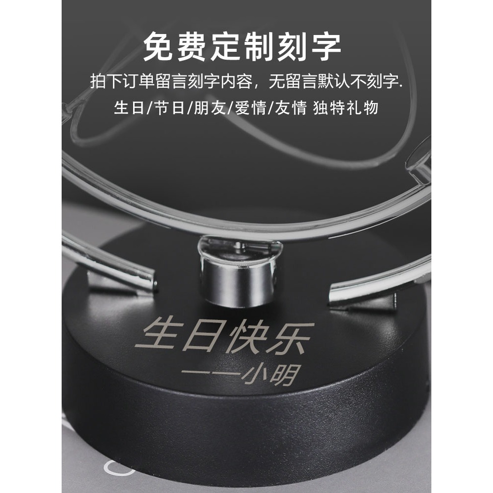 牛頓混沌搖擺創意永動機擺件小玩意網紅房間辦公桌解壓反重力物-細節圖5