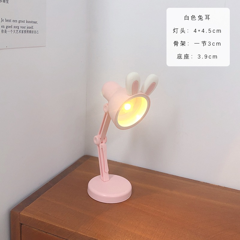 少女心迷你小夜燈臥室柔光diy臺燈宿舍牀頭用led燈房間裝飾燈擺件-細節圖9