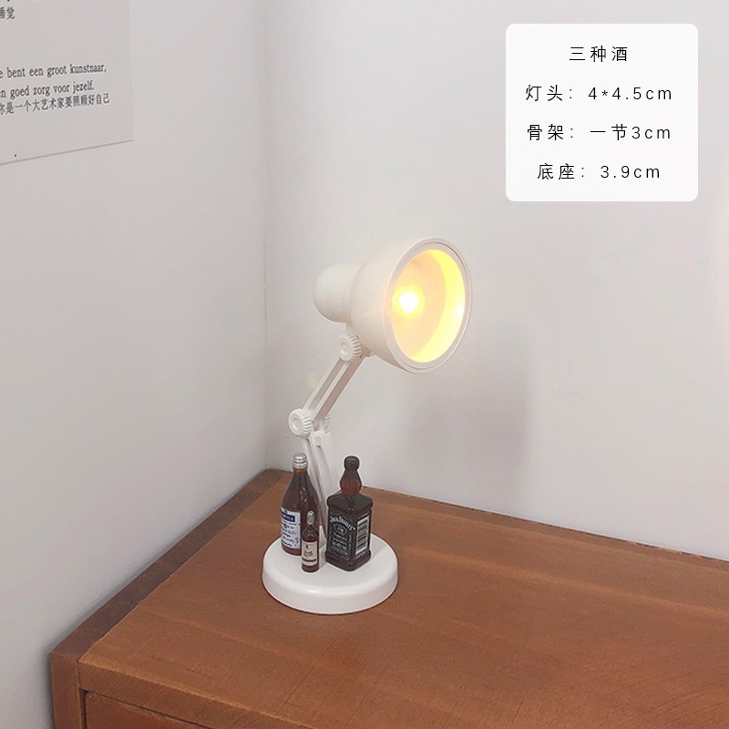 少女心迷你小夜燈臥室柔光diy臺燈宿舍牀頭用led燈房間裝飾燈擺件-細節圖10