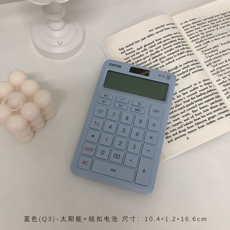 高顏值多功能計算器語音款女迷你便攜學生考試小號會計專用計算機-細節圖8