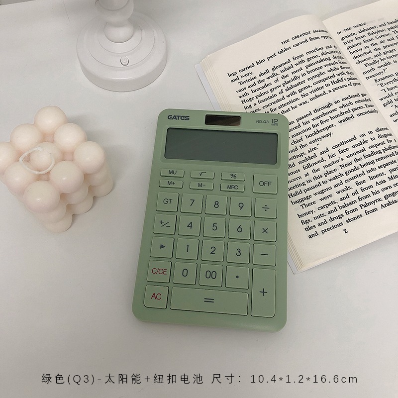 高顏值多功能計算器語音款女迷你便攜學生考試小號會計專用計算機-細節圖9