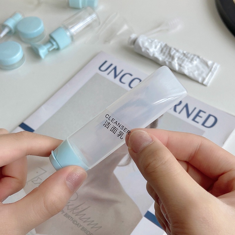 旅行分裝瓶套裝按壓式便攜噴霧瓶香水護膚品化妝品水乳小樣空瓶子-細節圖4