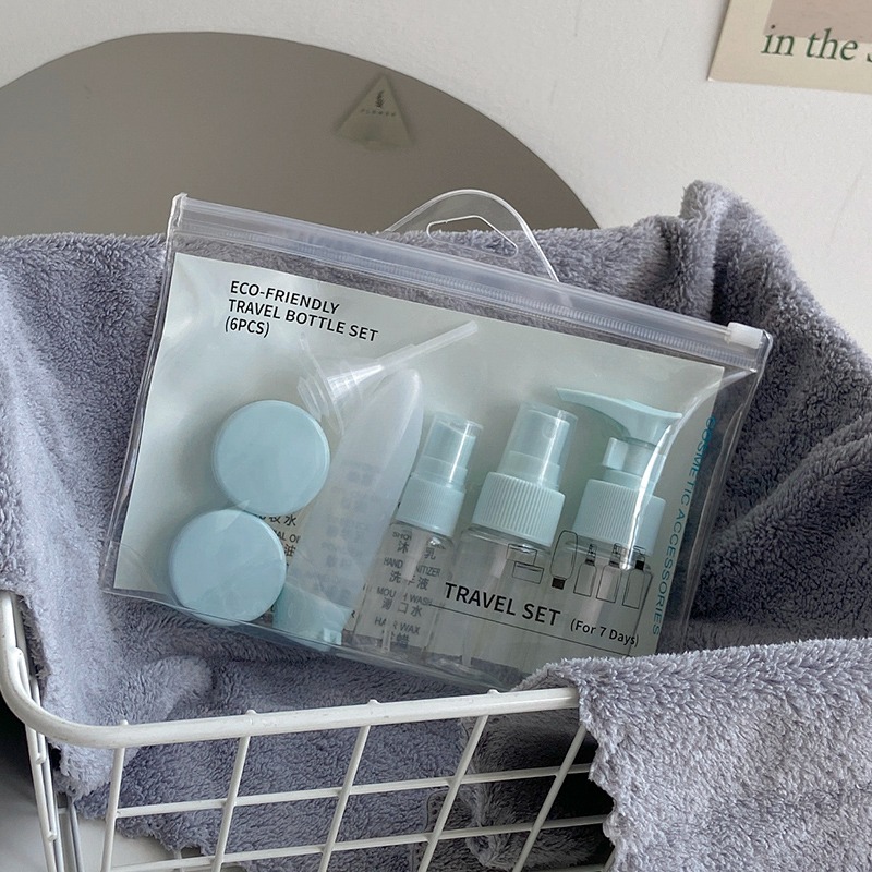 旅行分裝瓶套裝按壓式便攜噴霧瓶香水護膚品化妝品水乳小樣空瓶子-細節圖5