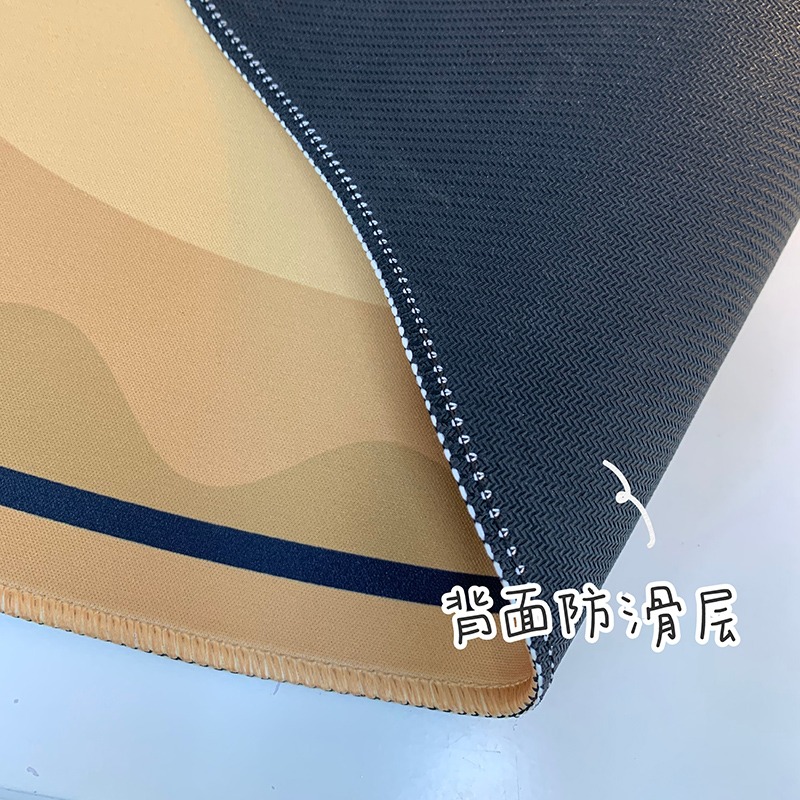 ins風創意電腦鼠標墊超大女生護腕辦公鍵盤軟墊可愛桌墊書桌學生-細節圖3
