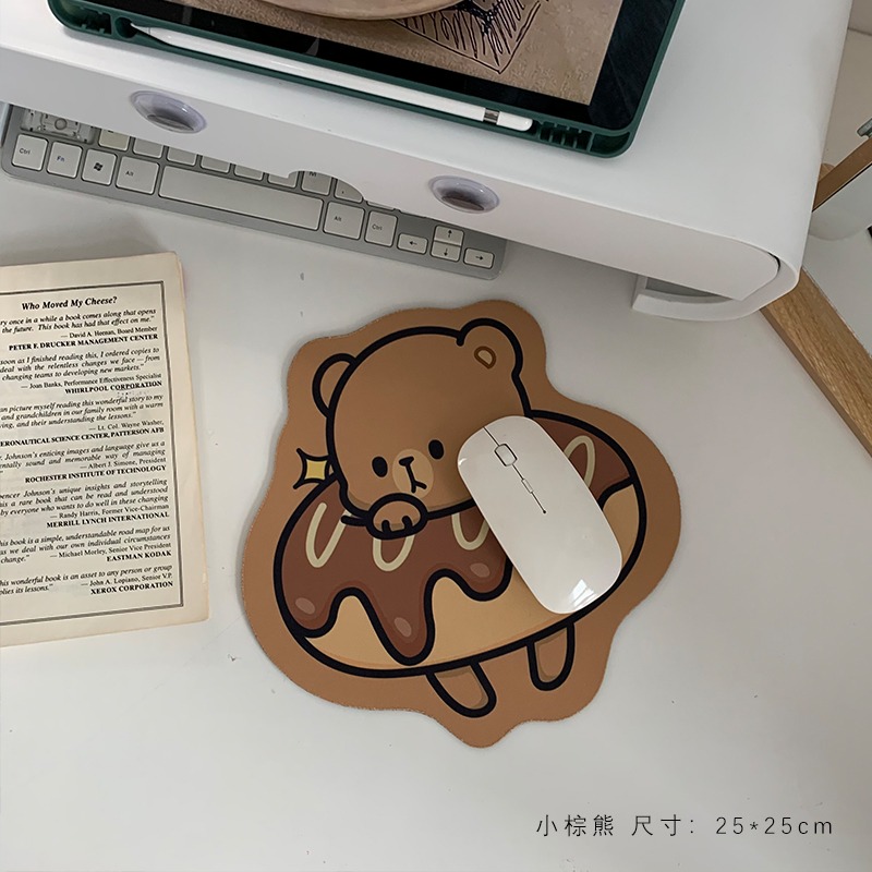 ins風創意電腦鼠標墊超大女生護腕辦公鍵盤軟墊可愛桌墊書桌學生-細節圖7