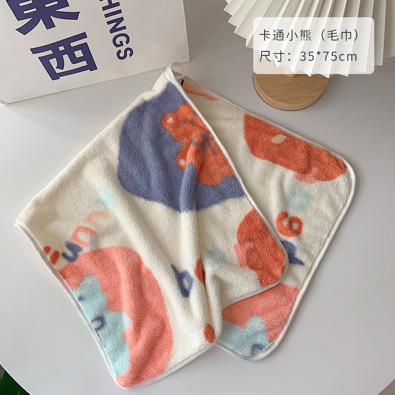 可愛洗頭幹發帽女超強吸水速幹浴帽包頭巾新款裹頭發擦頭毛巾-細節圖9