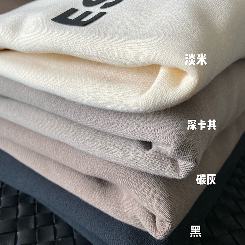 清倉撿漏~尾單大牌專櫃撤回剪標外貿秋冬新款男女圓領字母衛衣潮-細節圖3
