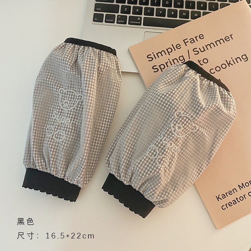 簡約袖套女冬季ins潮短款辦公室工作護袖學生套袖成人手袖頭防臟-細節圖8