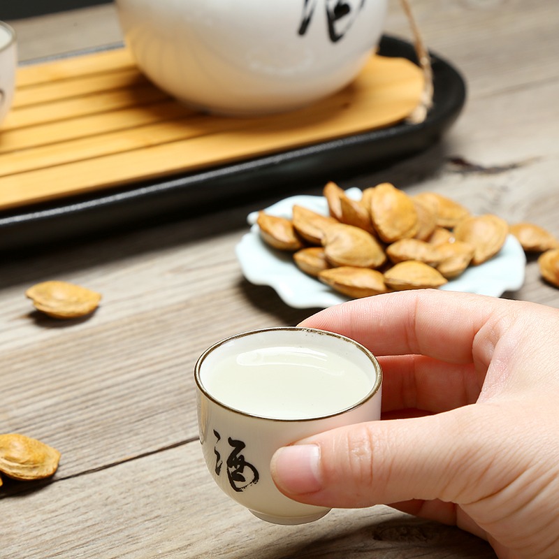 陶瓷酒具套裝日式分酒器燙酒壺清酒酒具小酒杯烈酒白酒杯家用酒壺-細節圖4