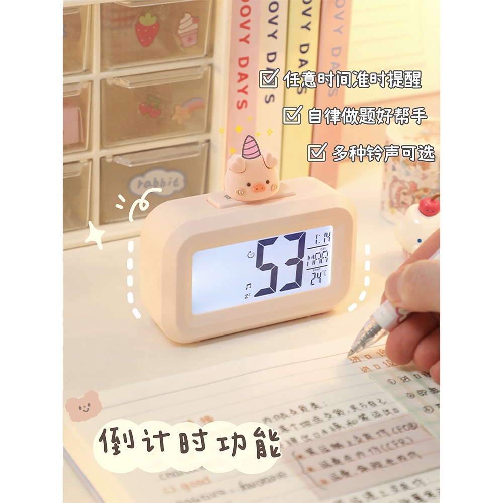 迷你小鬧鐘計時器兩用考研學生自律學習用表宿舍桌面臺式電子時鐘-細節圖4