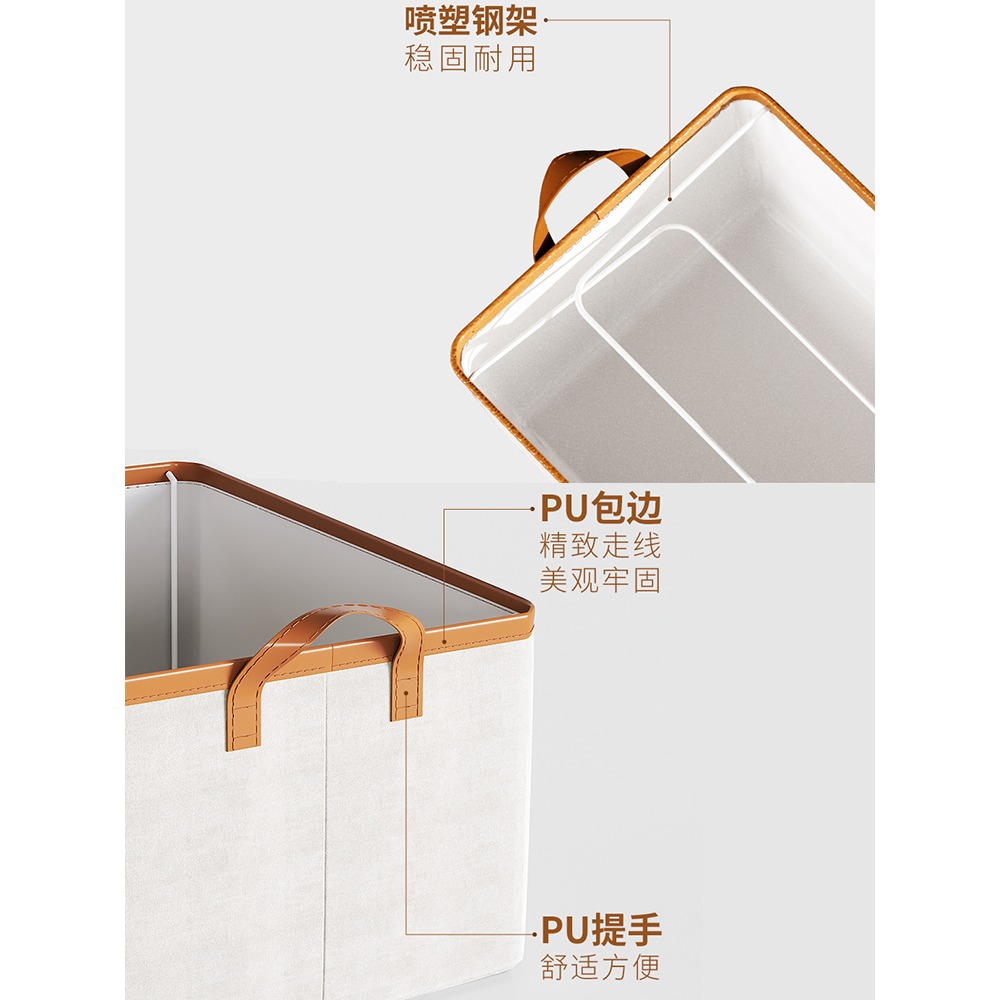 可折疊鋼架箱衣櫃收納箱家用抽屜式布藝衣服褲子儲物筐袋衣整理盒-細節圖5