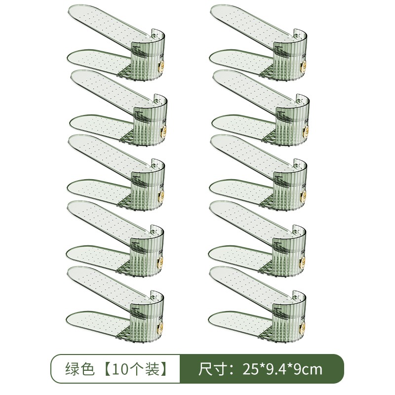 鞋子收納架省空間神器鞋盒收納盒透明鞋櫃分層隔板裝放鞋折疊鞋架-細節圖7