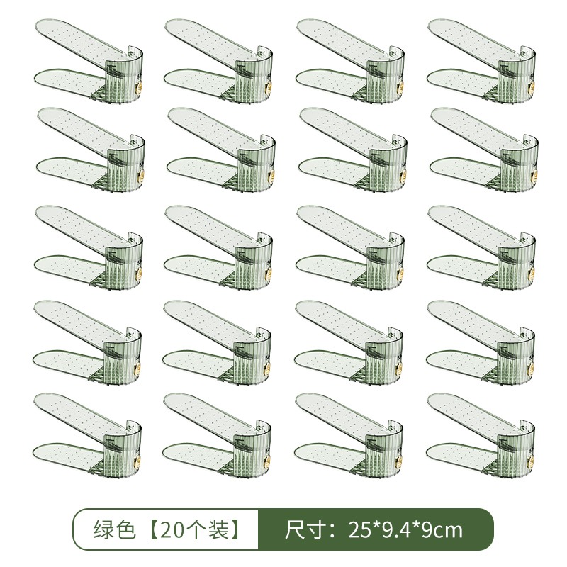 鞋子收納架省空間神器鞋盒收納盒透明鞋櫃分層隔板裝放鞋折疊鞋架-細節圖9
