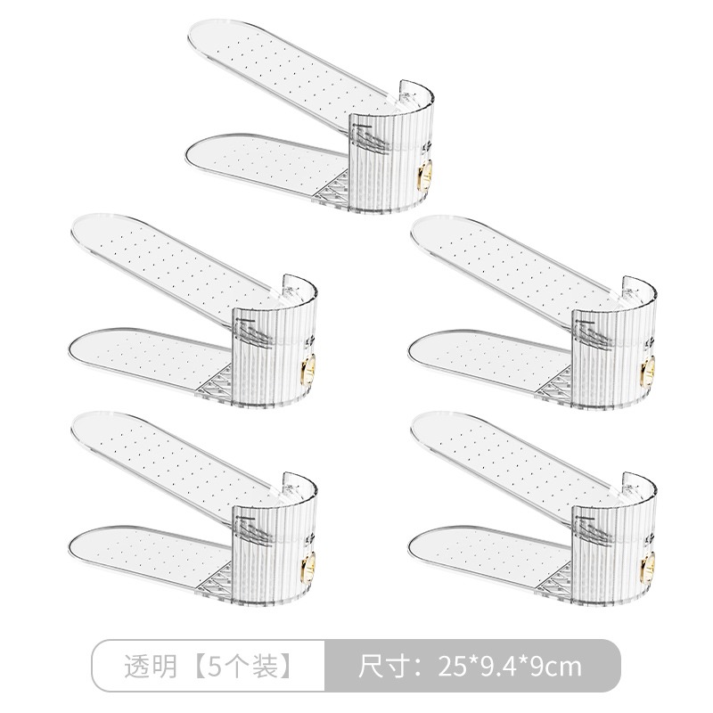 鞋子收納架省空間神器鞋盒收納盒透明鞋櫃分層隔板裝放鞋折疊鞋架-細節圖10